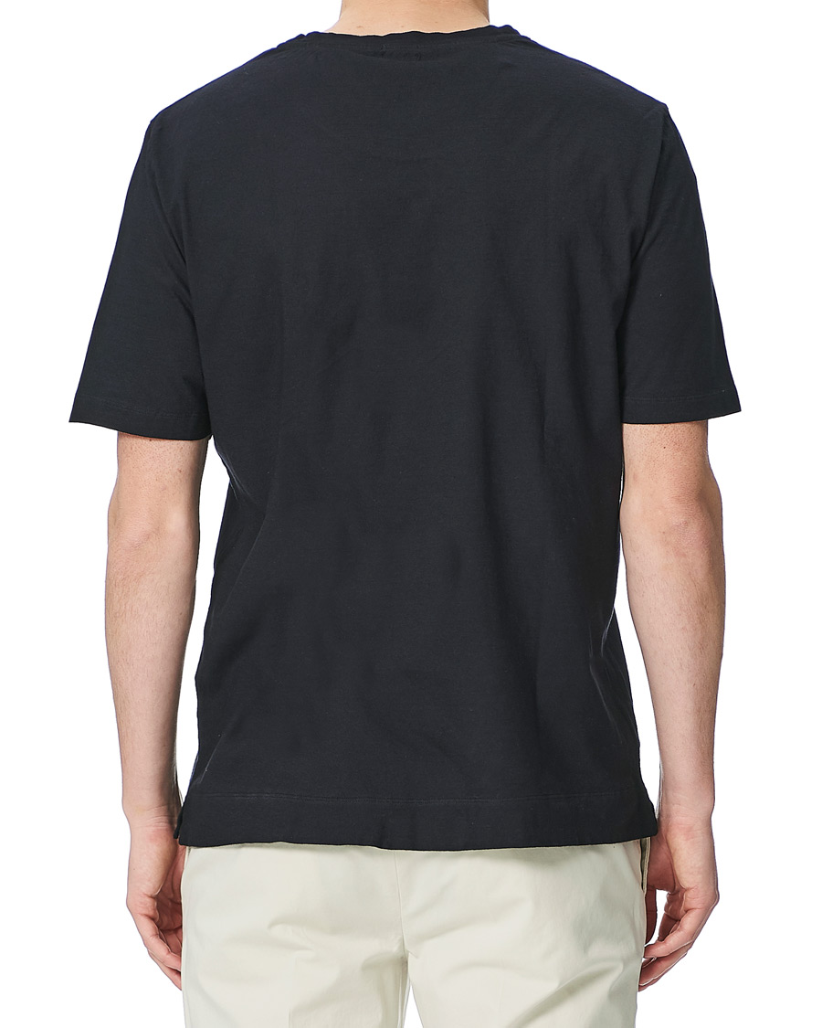 Homme | T-shirts | Massimo Alba | Panarea Watercolor T-Shirt Navy