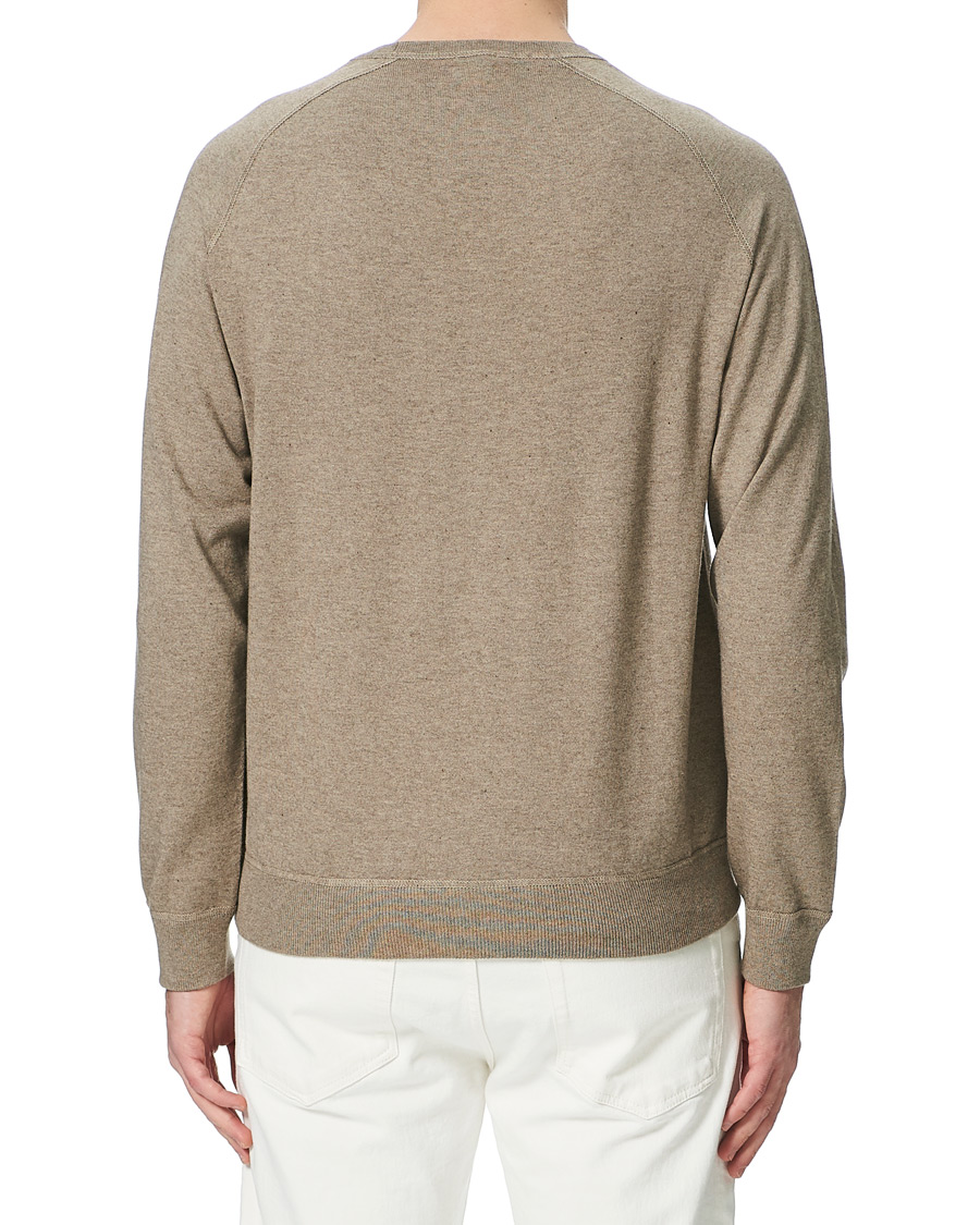 Homme | Pulls Et Tricots | Massimo Alba | Sport Cotton/Cashmere Raglan Pullover Taupe