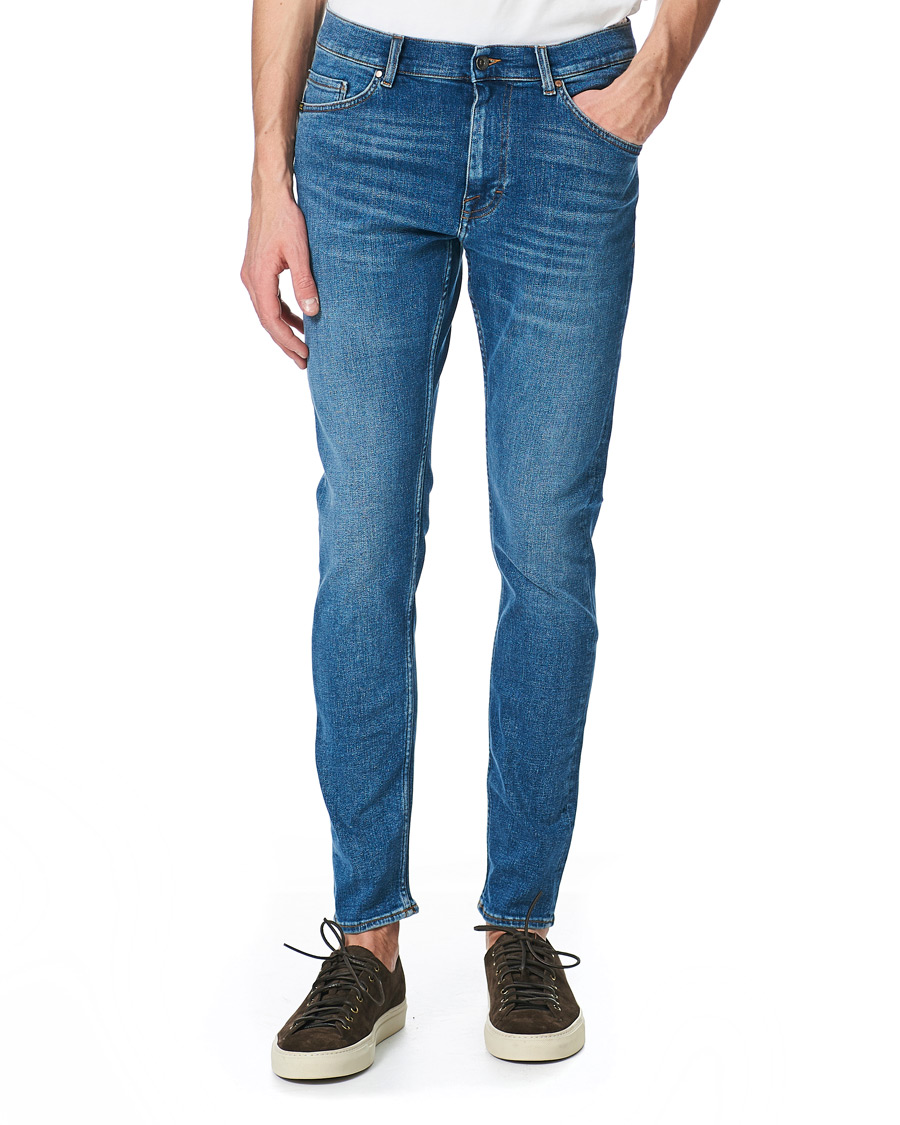 Homme | Jeans | Tiger of Sweden Jeans | Evolve Super Stretch Tide Jeans Light Blue
