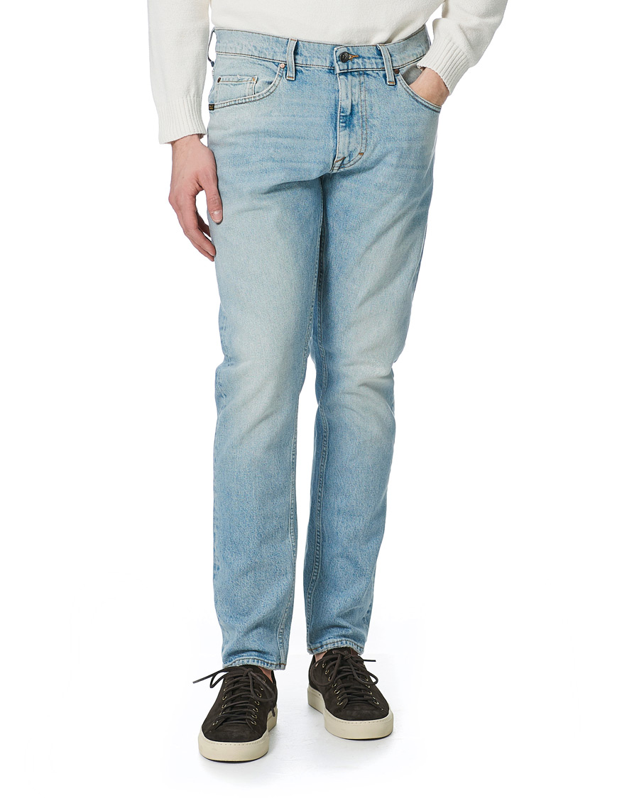 Homme | Jeans | Tiger of Sweden Jeans | Pistolero Comfort Stretch Craze Jeans Light Blue