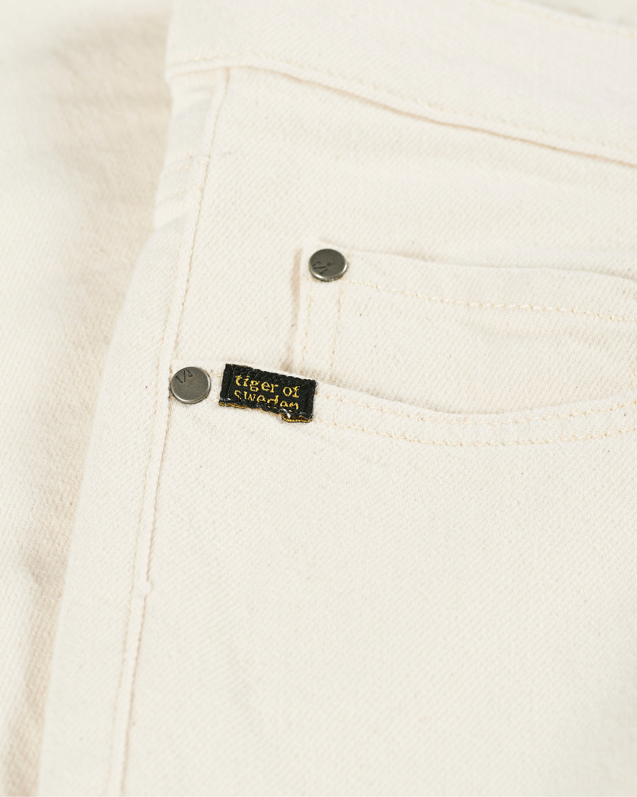 Heren | Jeans | Tiger of Sweden Jeans | Pistolero Comfort Stretch Discovery Jeans Ecru