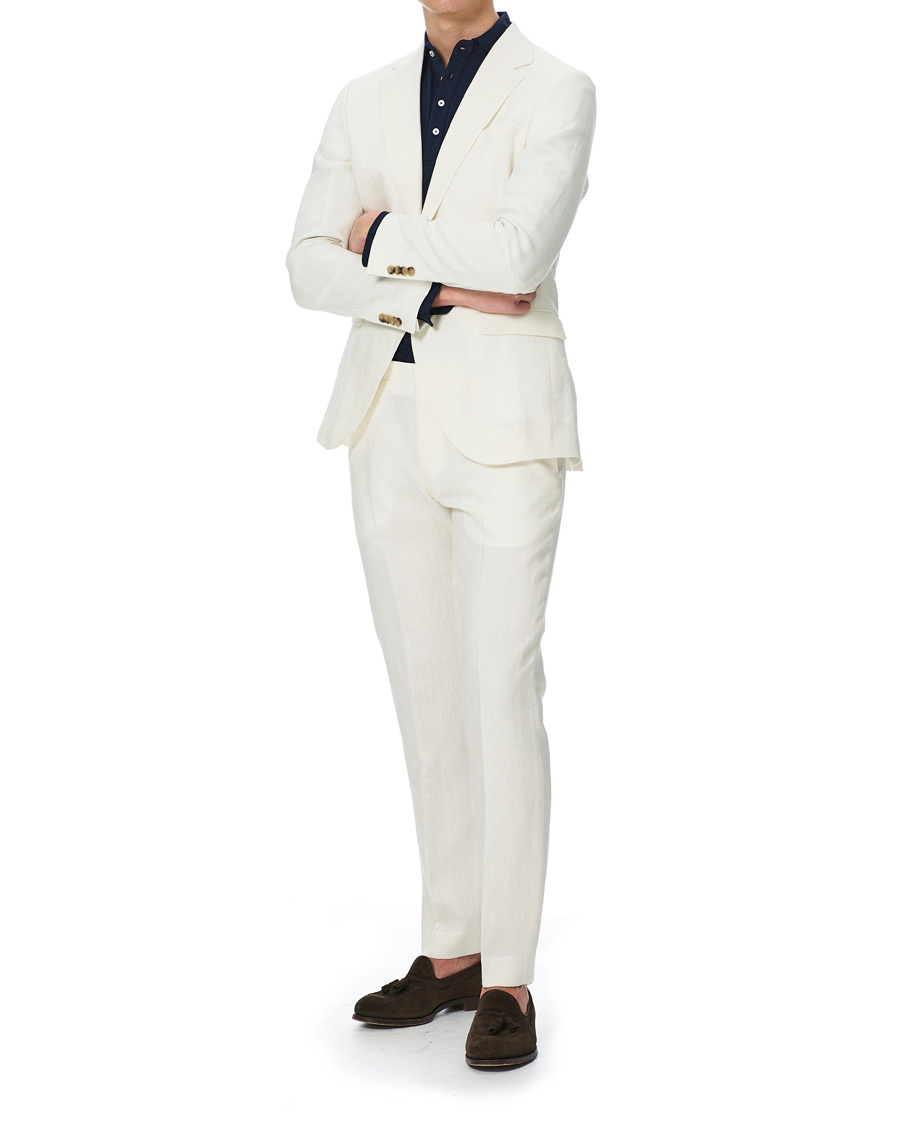 Homme | Blazers | Tiger of Sweden | Jamonte Linen Suit Blazer Cream