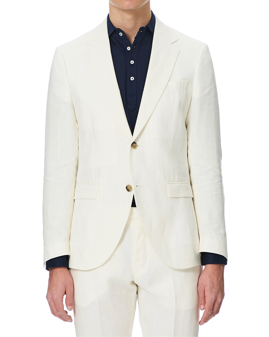 Homme | Blazers | Tiger of Sweden | Jamonte Linen Suit Blazer Cream