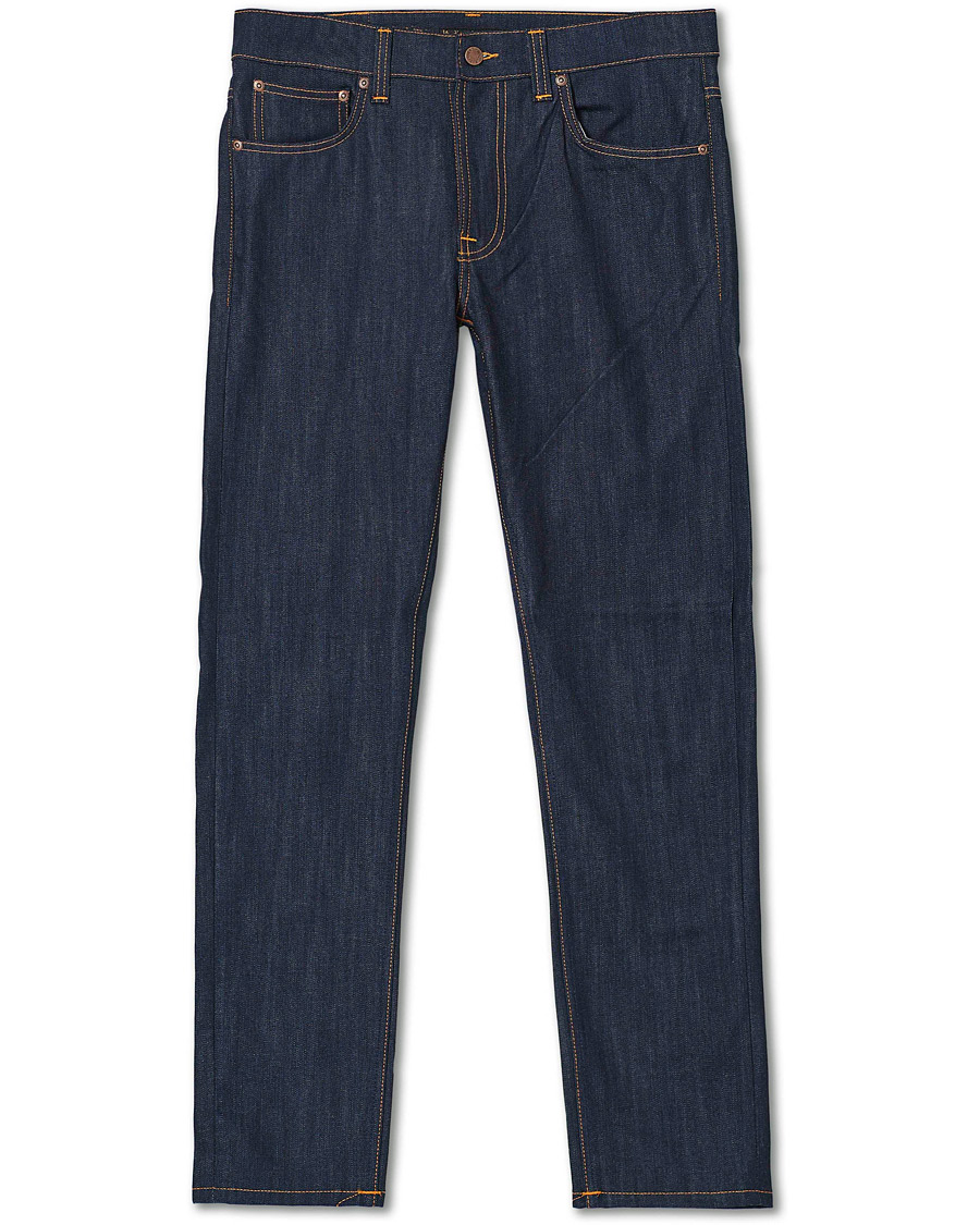 Homme | Jeans | Nudie Jeans | Lean Dean Jeans Dry Ecru Embo