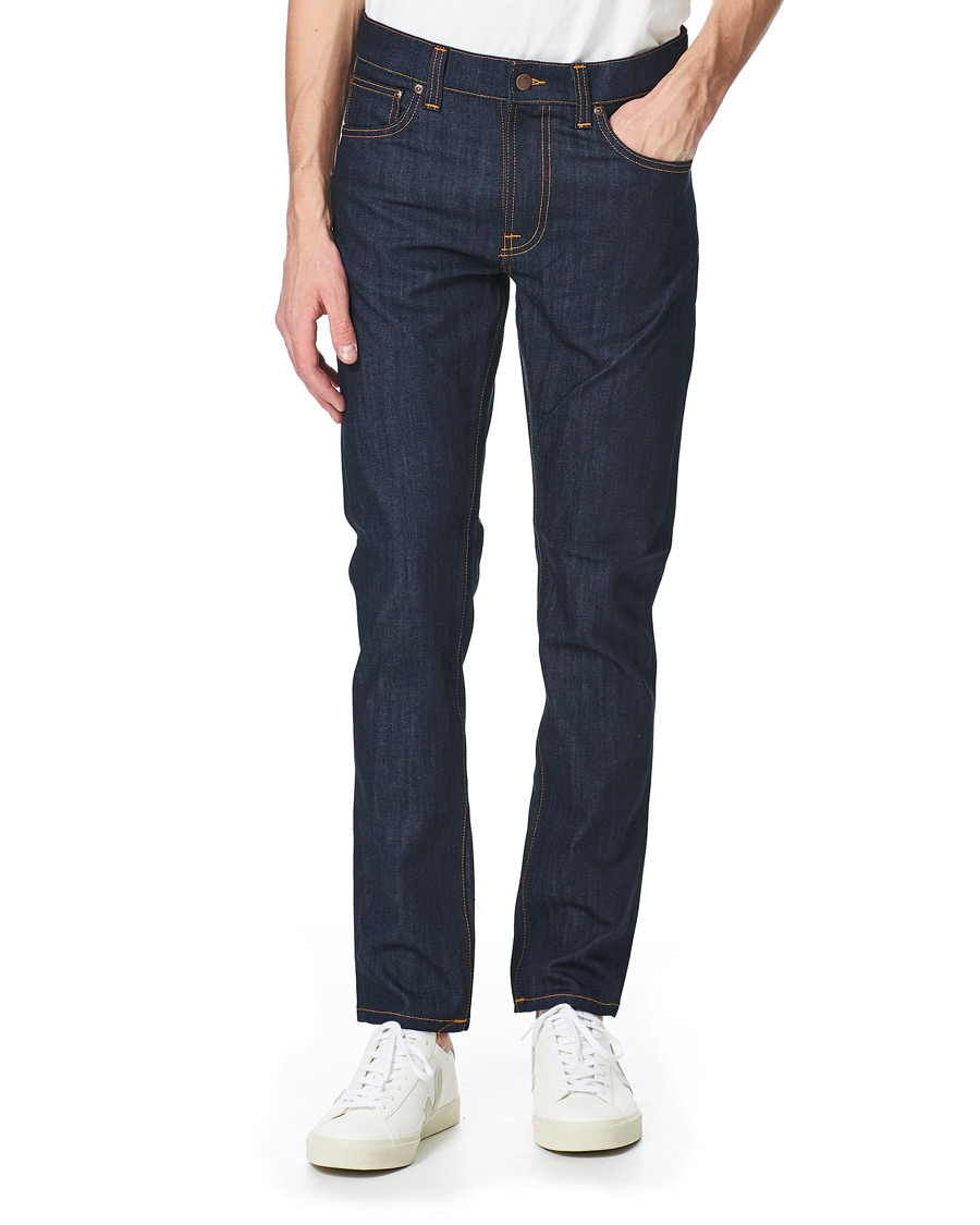 Homme | Jeans | Nudie Jeans | Lean Dean Jeans Dry Ecru Embo