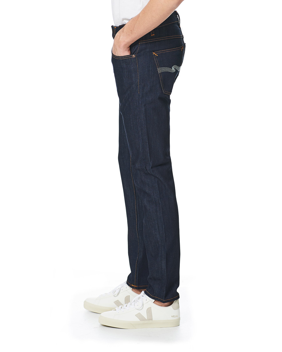 Homme | Jeans | Nudie Jeans | Lean Dean Jeans Dry Ecru Embo