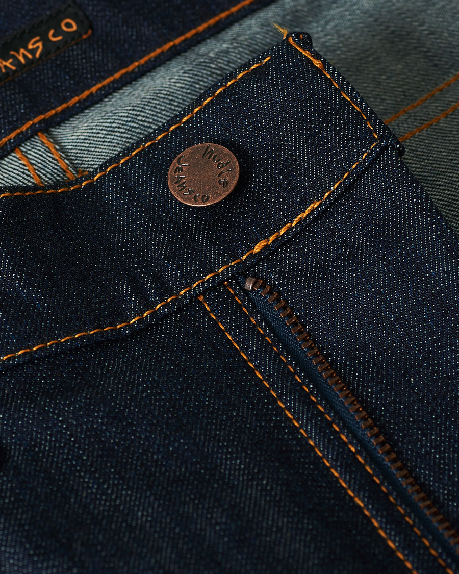 Homme | Jeans | Nudie Jeans | Lean Dean Jeans Dry Ecru Embo