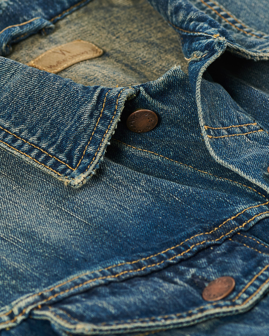 Homme | Manteaux Et Vestes | Nudie Jeans | Bobby Real Deal Denim Jacket Blue