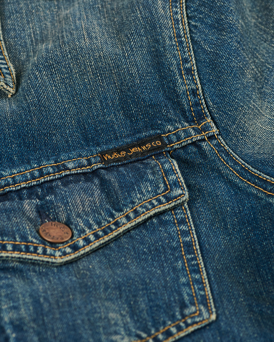 Homme | Manteaux Et Vestes | Nudie Jeans | Bobby Real Deal Denim Jacket Blue