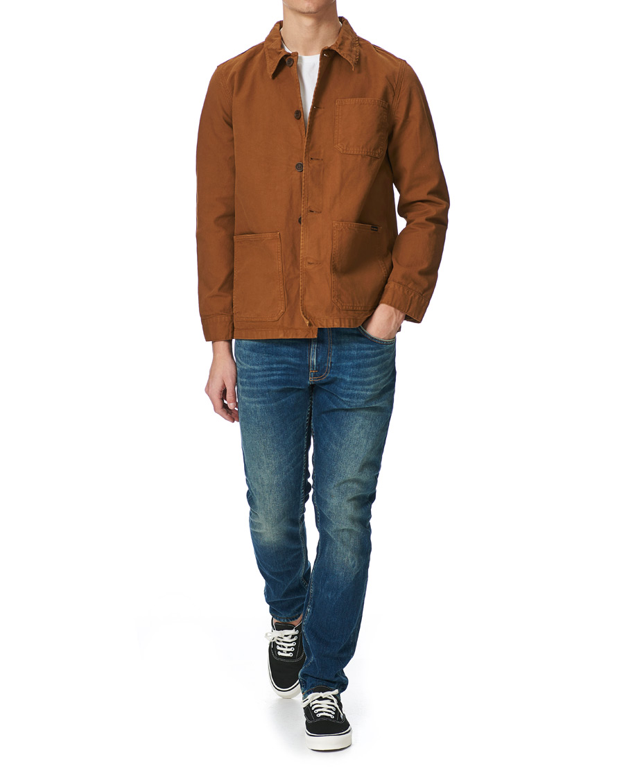 Homme | Nudie Jeans Barney Canvas Overshirt Cinnamon | Nudie Jeans | Barney Canvas Overshirt Cinnamon