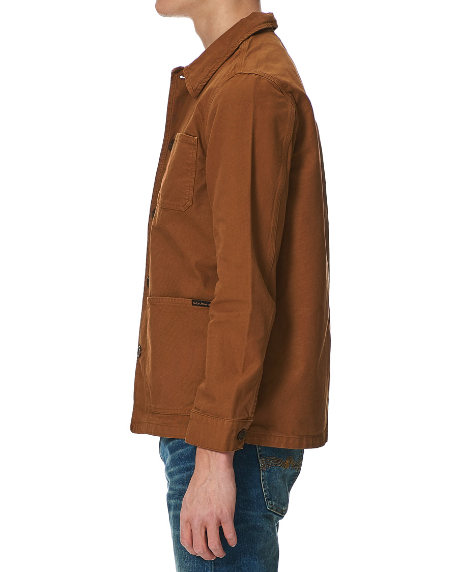 Homme | Nudie Jeans Barney Canvas Overshirt Cinnamon | Nudie Jeans | Barney Canvas Overshirt Cinnamon