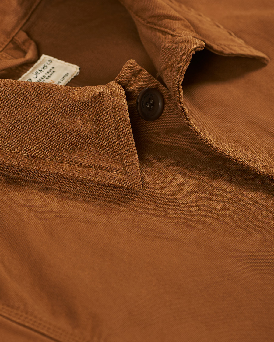 Homme | Nudie Jeans Barney Canvas Overshirt Cinnamon | Nudie Jeans | Barney Canvas Overshirt Cinnamon