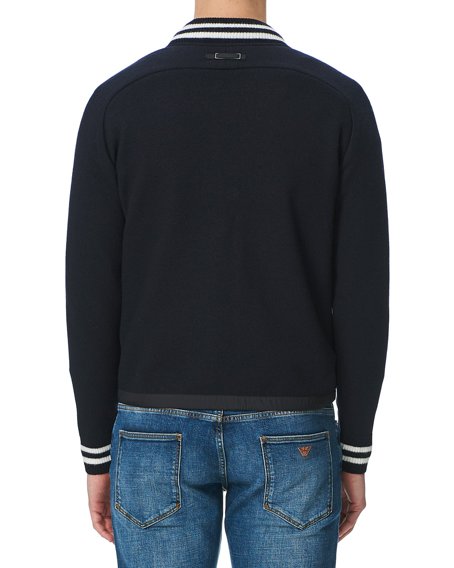 Homme | Manteaux Et Vestes | Emporio Armani | Blouson Hybrid Jacket Blue Navy