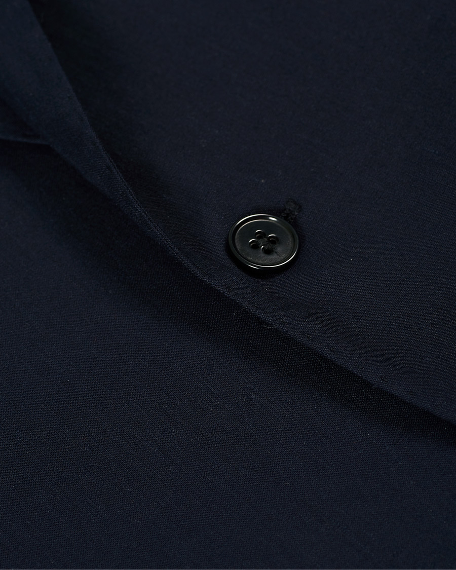Homme | Blazers | Emporio Armani | Slim Fit Techno Linen Stretch Blazer Navy