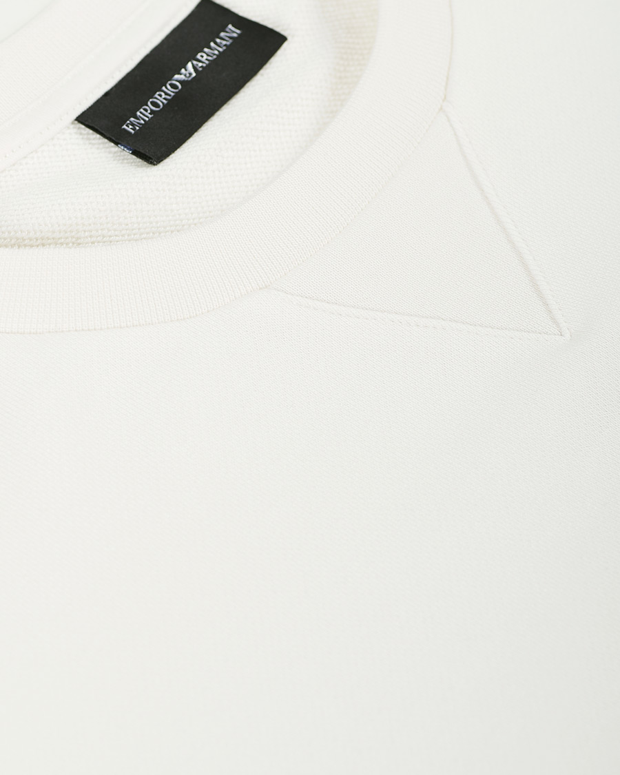 Heren | Truien | Emporio Armani | Logo Crew Neck Sweatshirt White