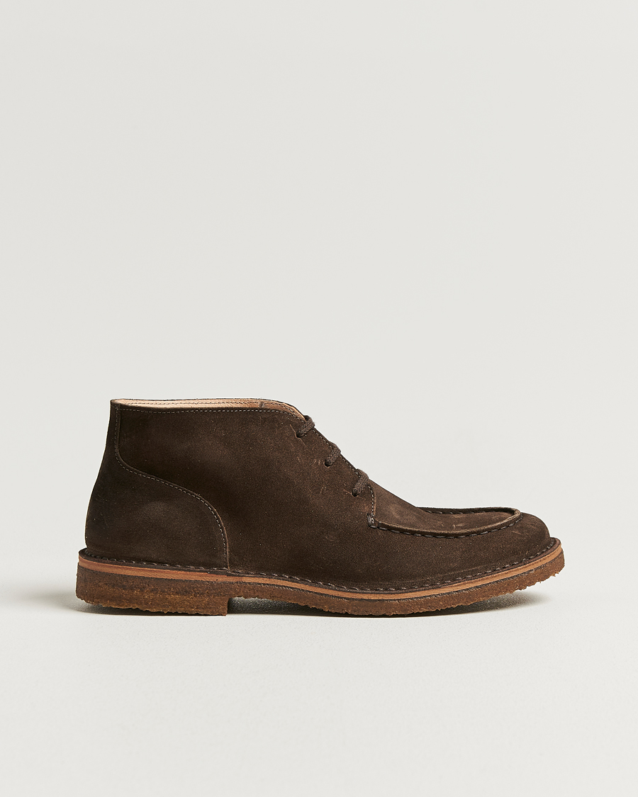 Heren | Laarzen | Astorflex | Deukeflex Chukka Boot Dark Brown Suede