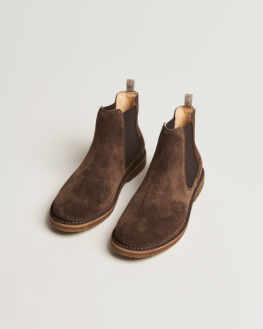 Homme | Bottes | Astorflex | Bitflex Chelsea Boot Dark Brown Suede