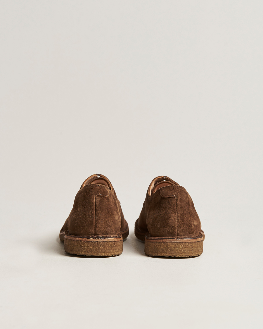 Heren | Derby schoenen | Astorflex | Carlflex Derby Dark Khaki Suede