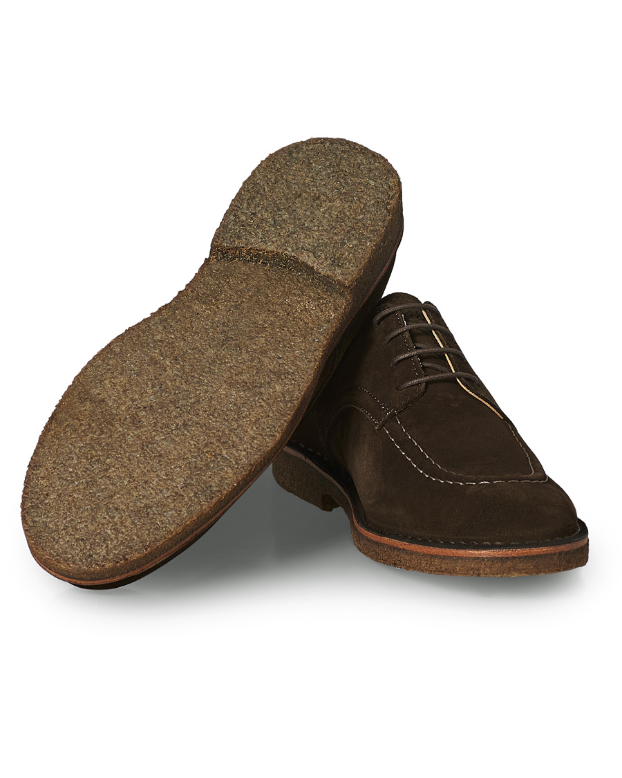 Homme | Astorflex Carlflex Moc Toe Derby Dark Brown Suede | Astorflex | Carlflex Moc Toe Derby Dark Brown Suede