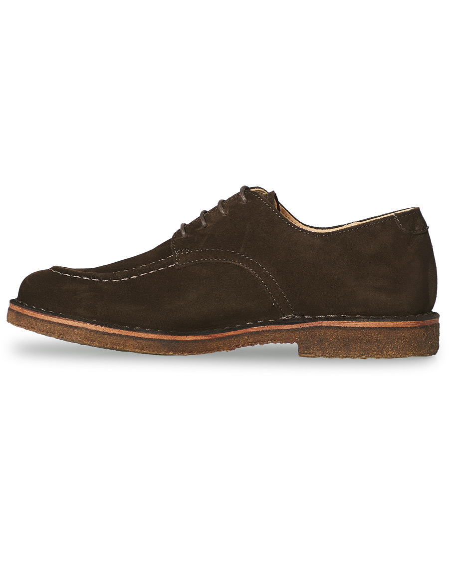 Homme | Astorflex Carlflex Moc Toe Derby Dark Brown Suede | Astorflex | Carlflex Moc Toe Derby Dark Brown Suede