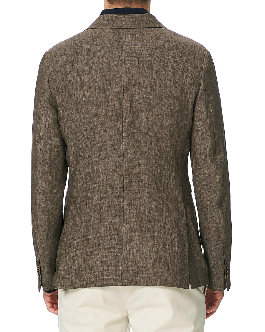 Heren | Blazers | Z Zegna | Linen Unlined Blazer Brown