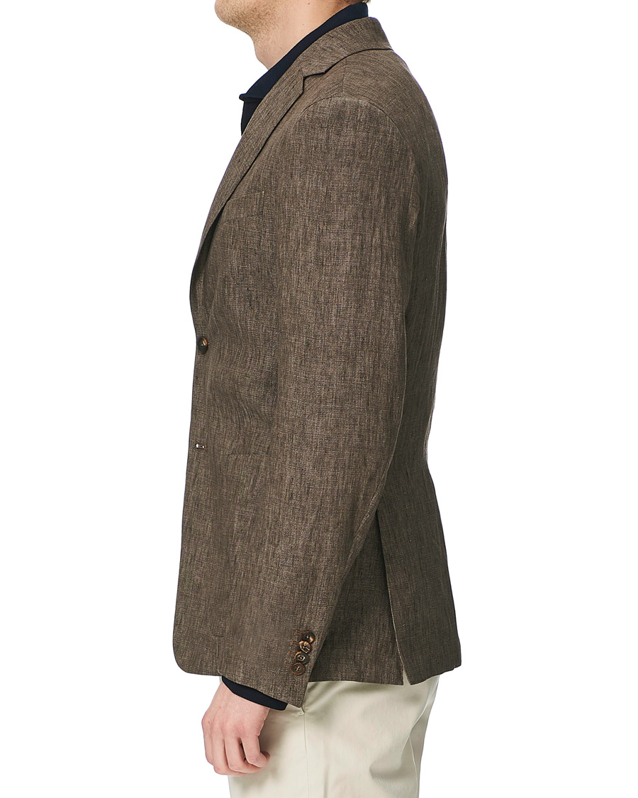 Heren | Blazers | Z Zegna | Linen Unlined Blazer Brown