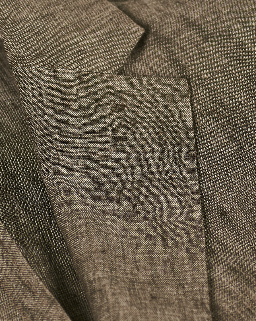 Heren | Blazers | Z Zegna | Linen Unlined Blazer Brown