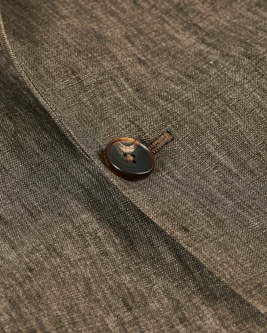 Heren | Blazers | Z Zegna | Linen Unlined Blazer Brown