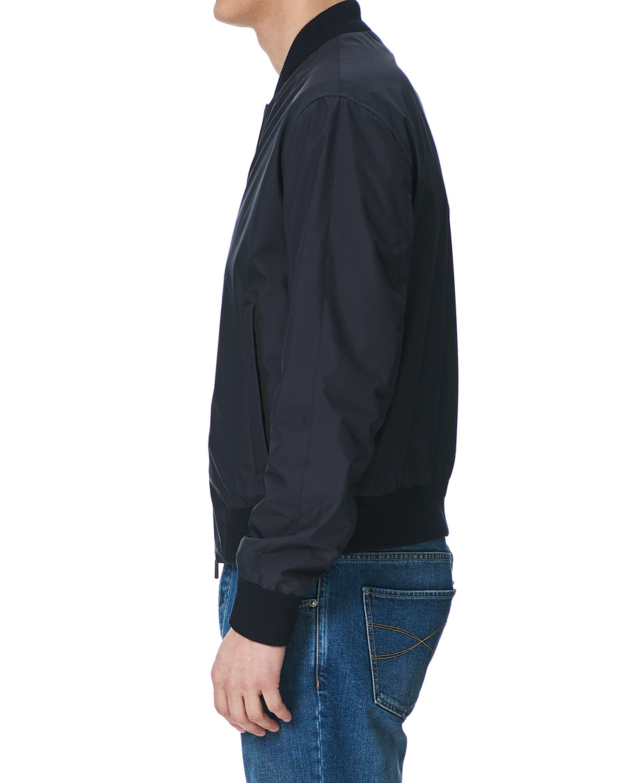 Homme | Manteaux Et Vestes | Ermenegildo Zegna | Stratos Waterrepellent Bomber Jacket Navy