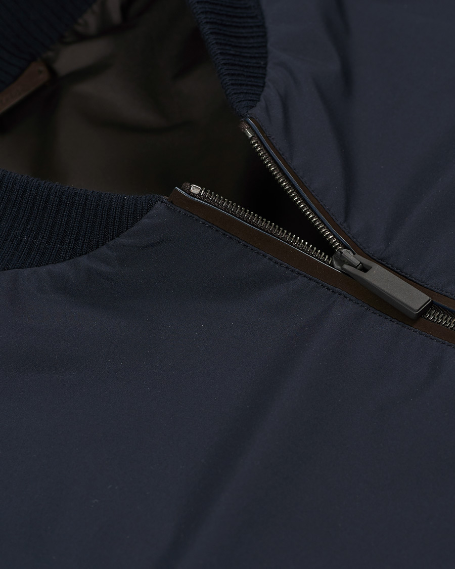 Homme | Manteaux Et Vestes | Ermenegildo Zegna | Stratos Waterrepellent Bomber Jacket Navy