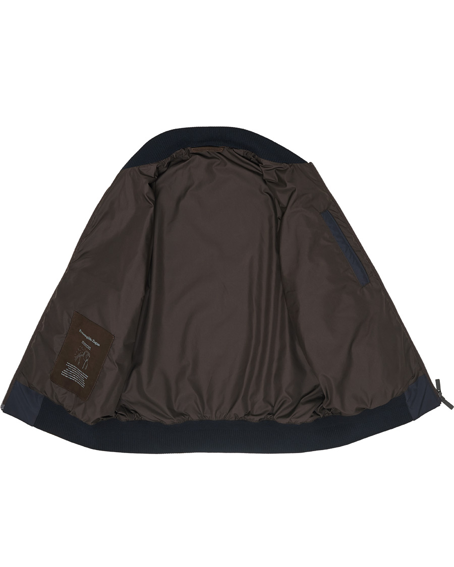 Homme | Manteaux Et Vestes | Ermenegildo Zegna | Stratos Waterrepellent Bomber Jacket Navy