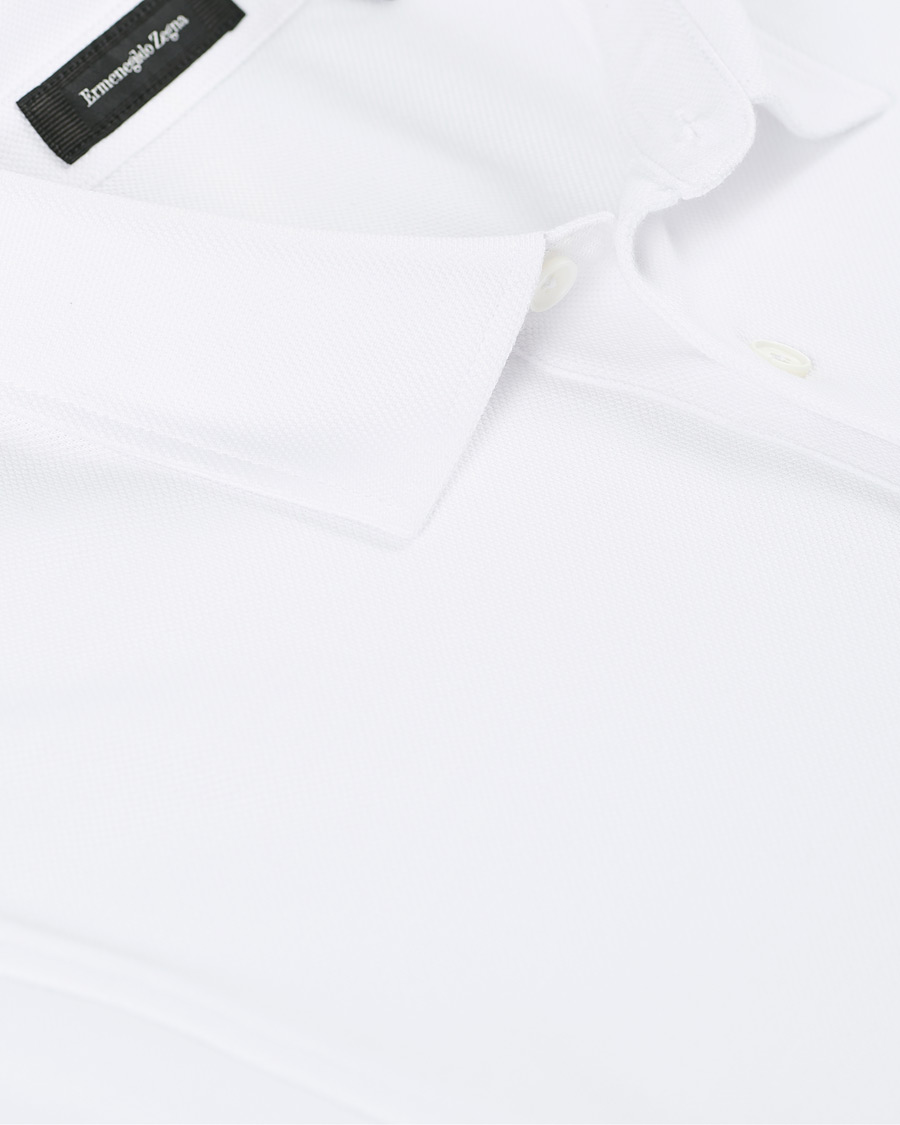 Homme | Polos | Ermenegildo Zegna | Pocket Short Sleeve Polo White