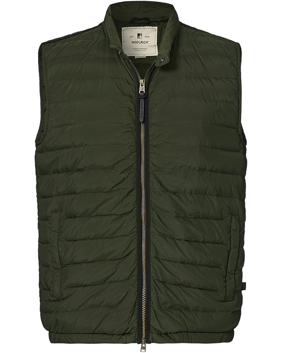 Homme | Manteaux Et Vestes | Woolrich | Sundance Down Vest Fishing Green