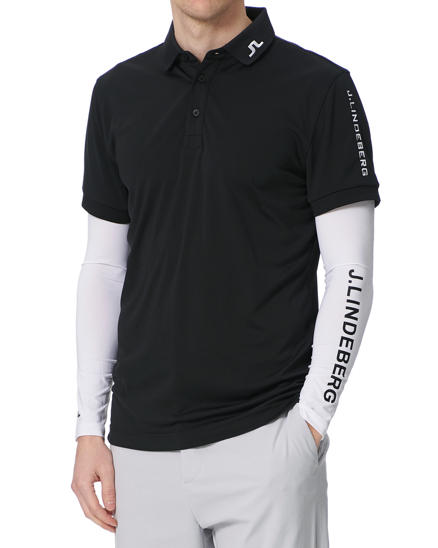 Heren | Polo's | J.Lindeberg | Enzo Golf Sleeves White
