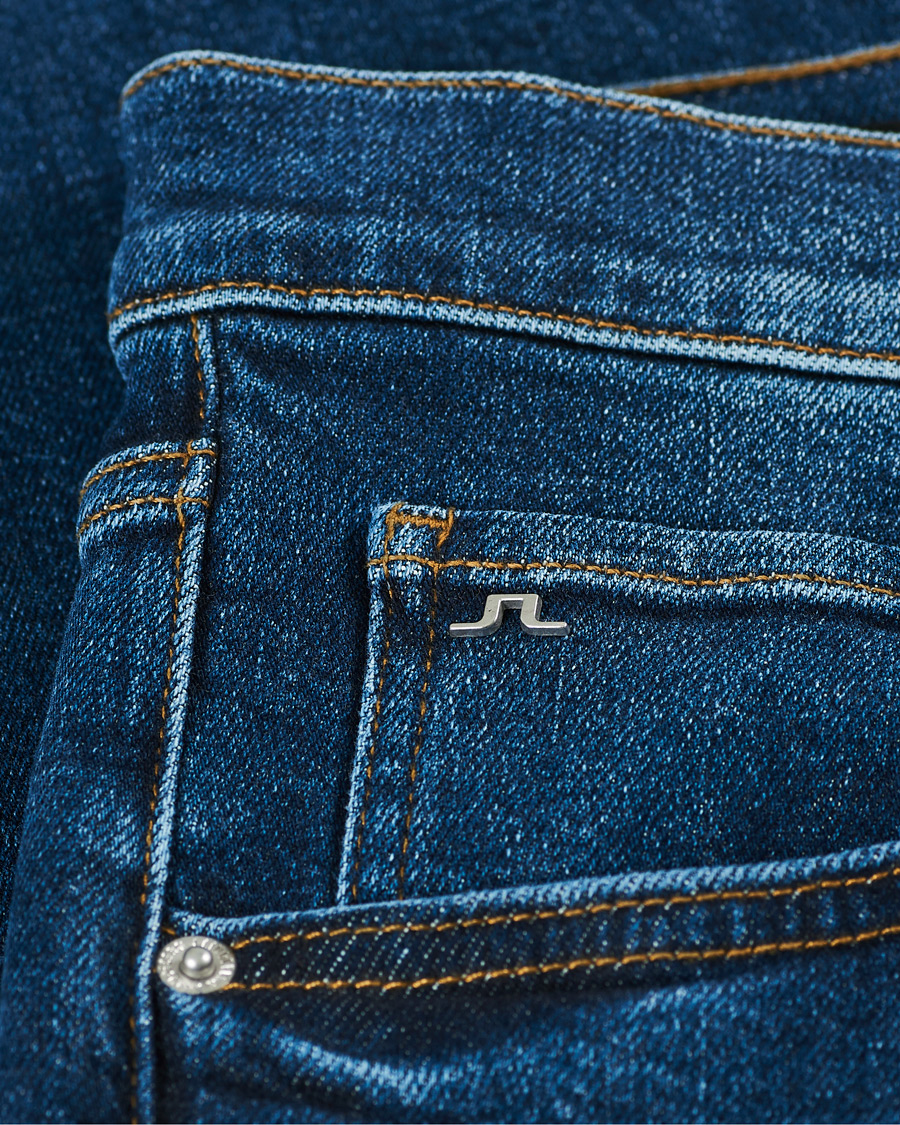 Homme | Jeans | J.Lindeberg | Jac Strike Strech Jeans Mid Blue