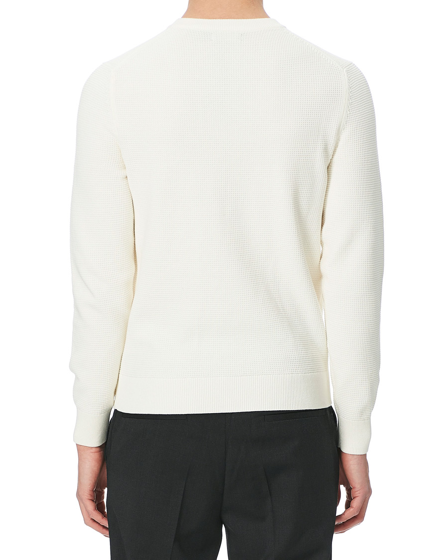 Homme | Pulls Et Tricots | J.Lindeberg | Andy Structure Crew Neck Cloud White