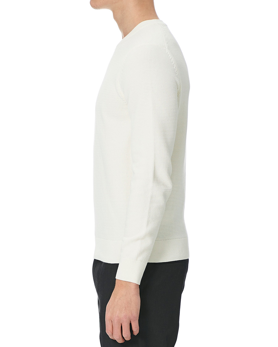 Homme | Pulls Et Tricots | J.Lindeberg | Andy Structure Crew Neck Cloud White