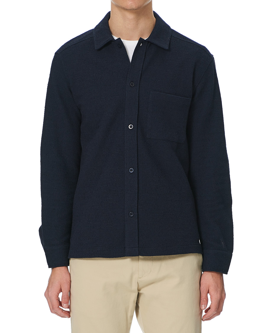 Homme | Pulls Et Tricots | J.Lindeberg | James Jersey Overshirt Navy