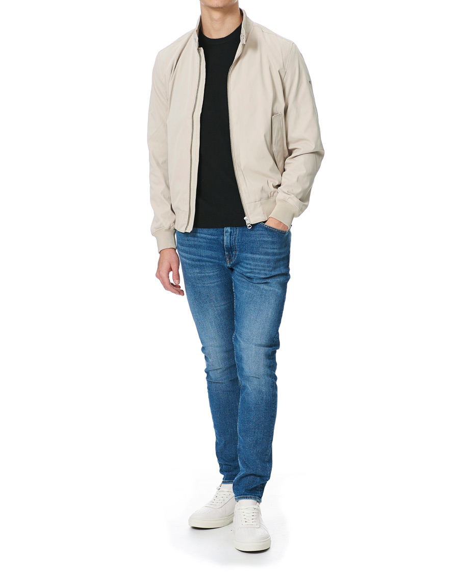 Homme | Manteaux Et Vestes | J.Lindeberg | Derek Stretch Harrington Jacket Sand Grey