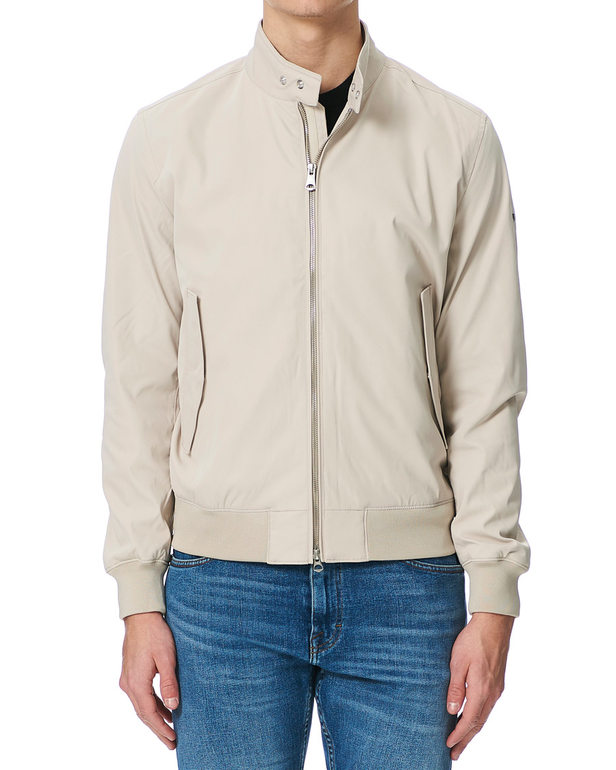 Homme | Manteaux Et Vestes | J.Lindeberg | Derek Stretch Harrington Jacket Sand Grey