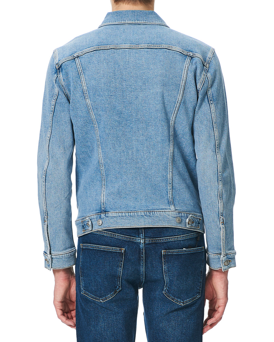 Heren | Jassen | J.Lindeberg | Ran Sky Wash Stretch Denim Jacket Light Blue