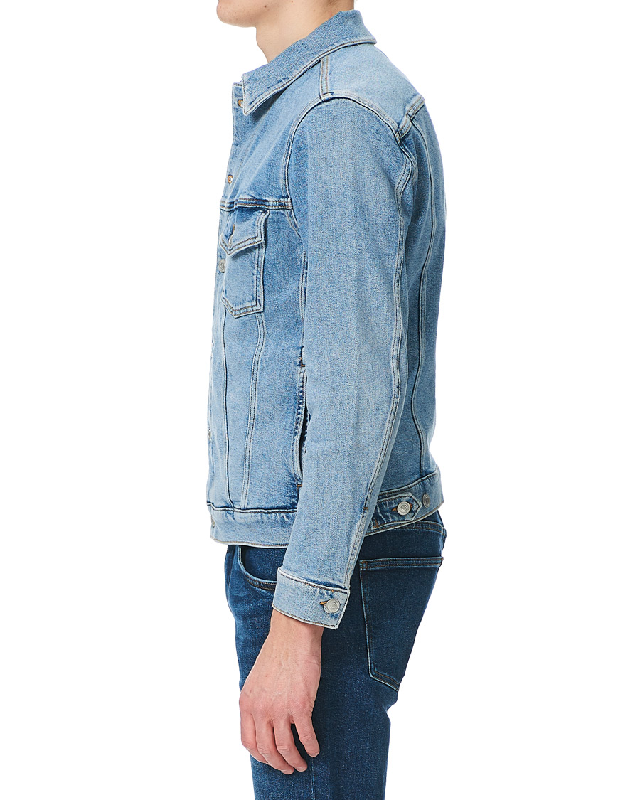Heren | Jassen | J.Lindeberg | Ran Sky Wash Stretch Denim Jacket Light Blue