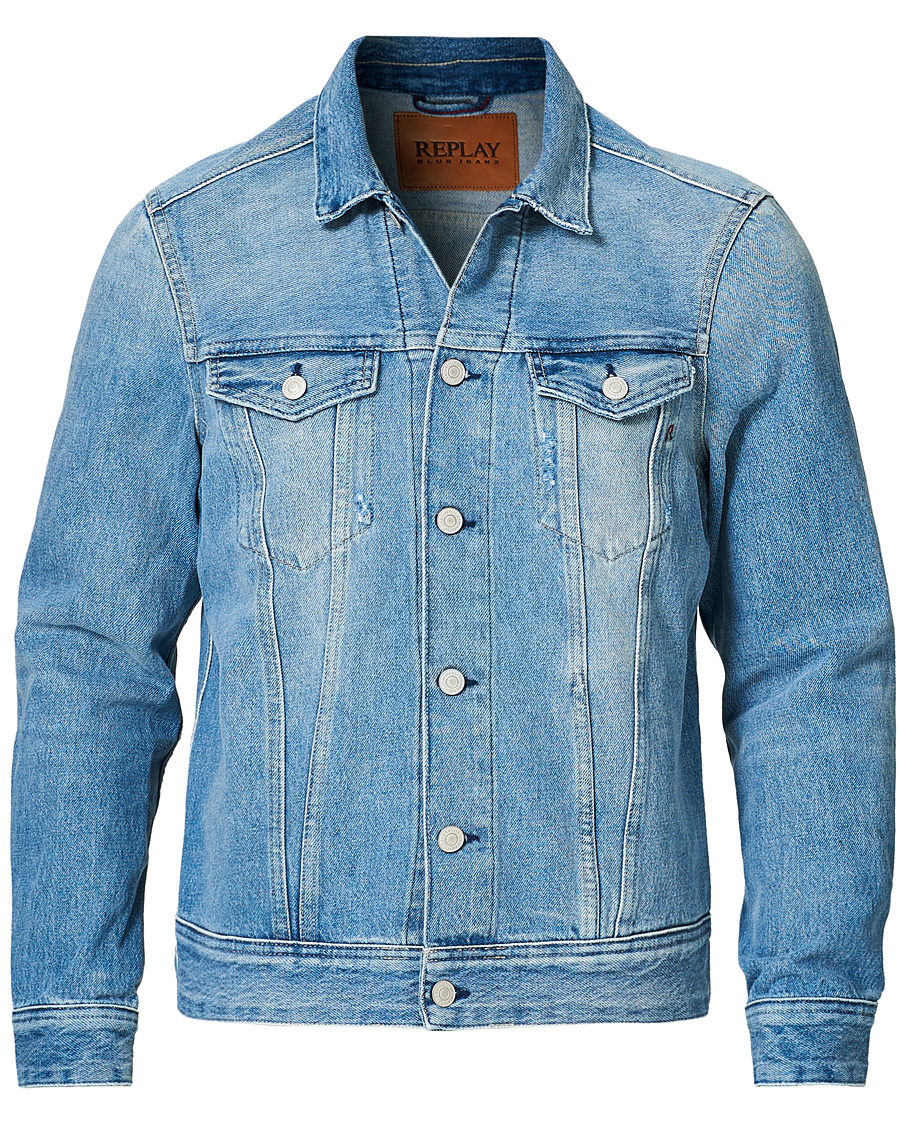 Homme | Manteaux Et Vestes | Replay | Denim Jacket Light Blue
