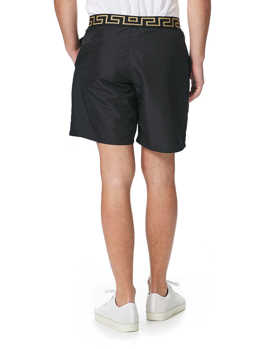 Homme | Maillots De Bain | Versace | Greca Border Swim Trunks Black