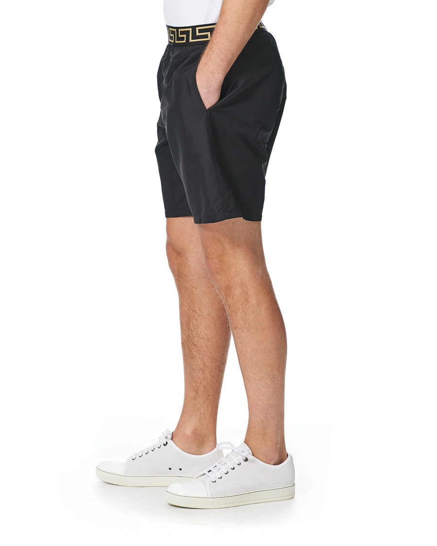 Homme | Maillots De Bain | Versace | Greca Border Swim Trunks Black