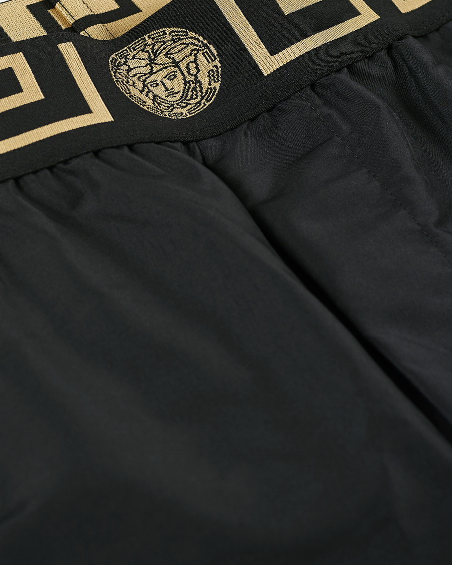 Homme | Maillots De Bain | Versace | Greca Border Swim Trunks Black
