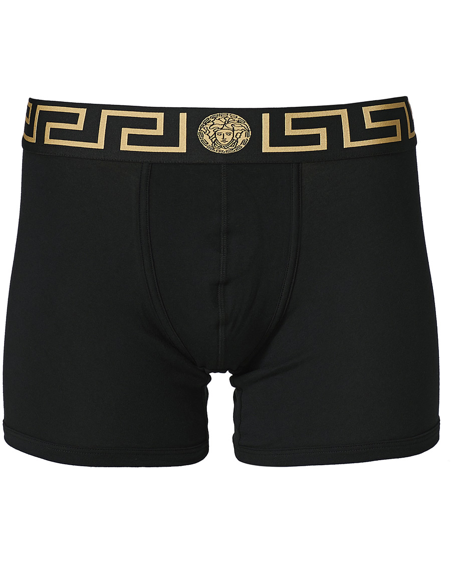 Heren | Ondergoed | Versace | Greca Boxer Briefs Black