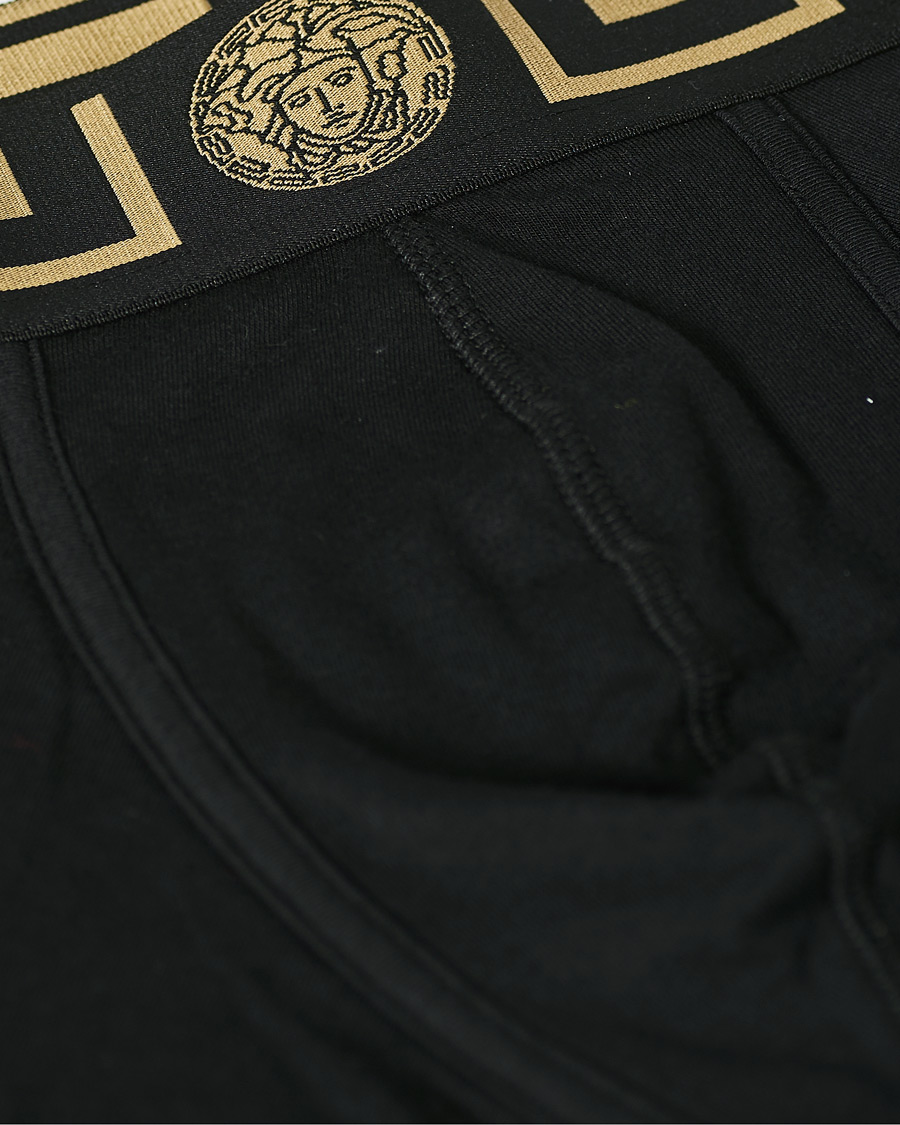 Heren | Ondergoed | Versace | Greca Boxer Briefs Black
