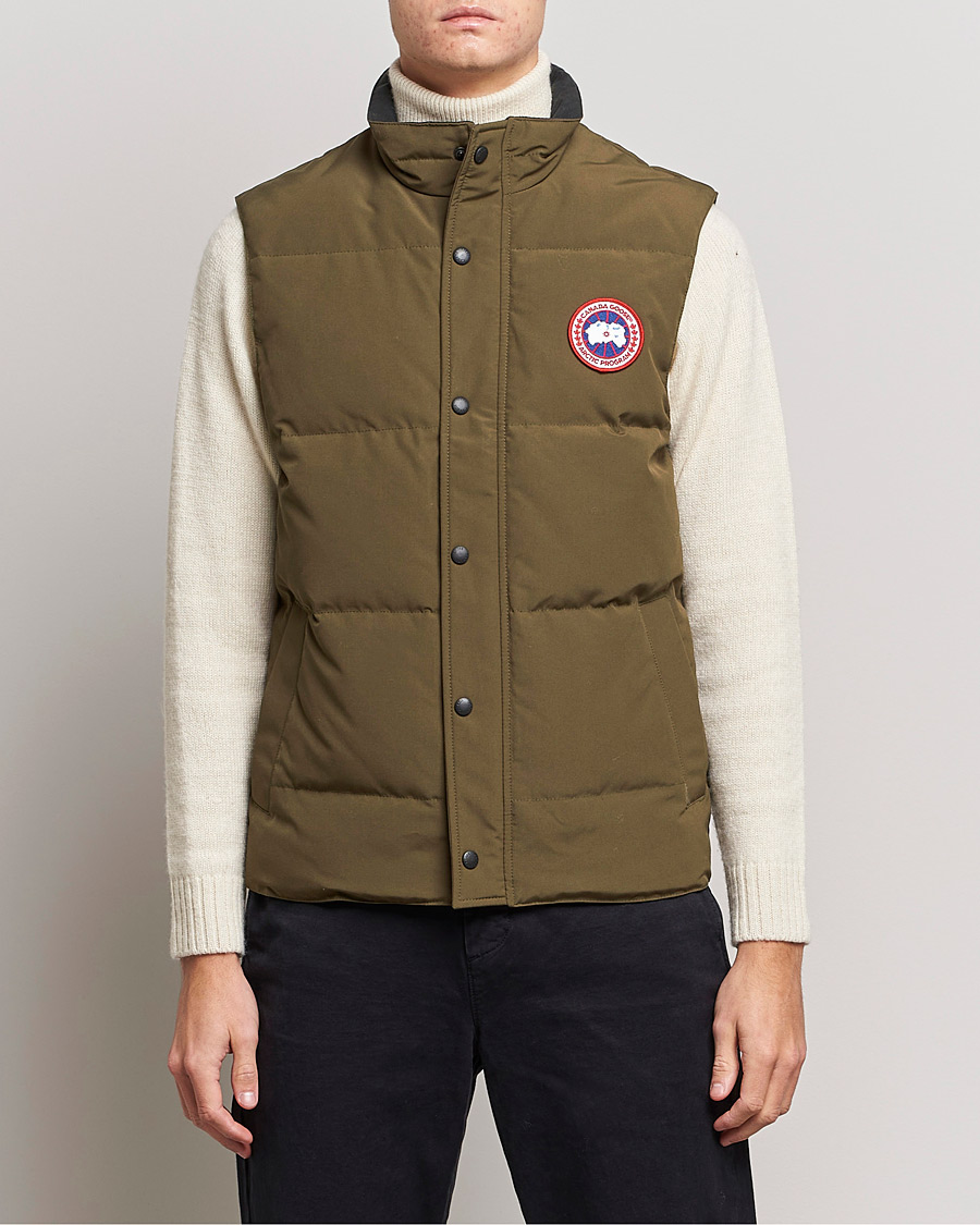Homme | Manteaux Et Vestes | Canada Goose | Garson Vest Military Green
