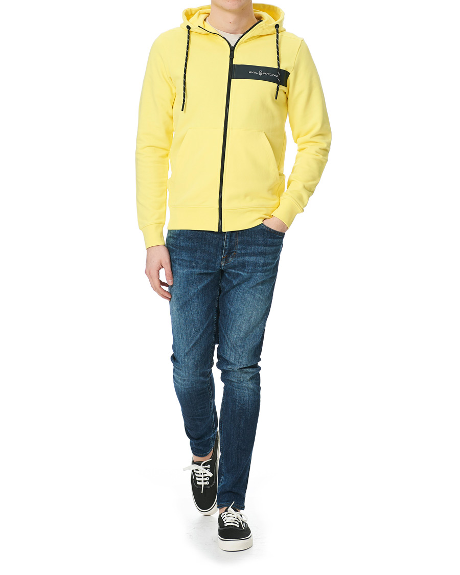Homme | Pulls Et Tricots | Sail Racing | Helmsman Full Zip Hoodie Light Lemon